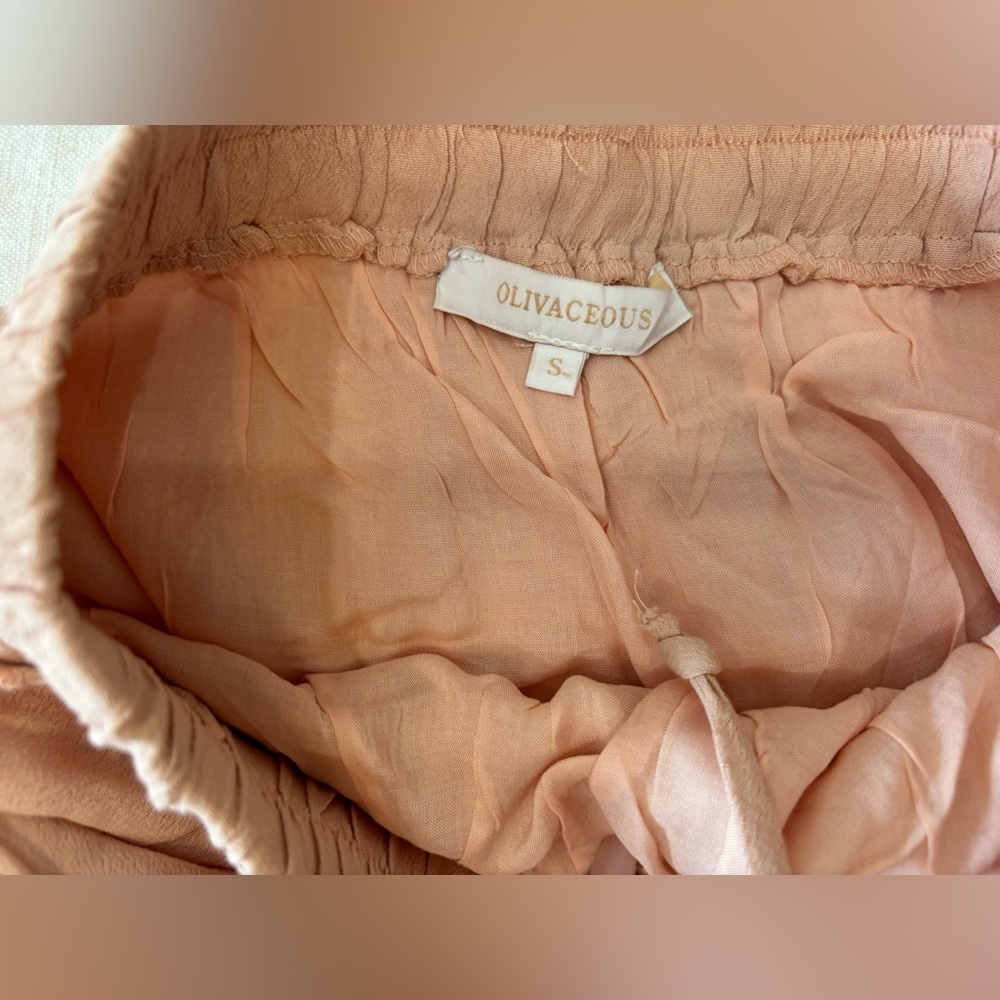 Vici Peach Ruffle Mini Skirt - Picture 2 of 5